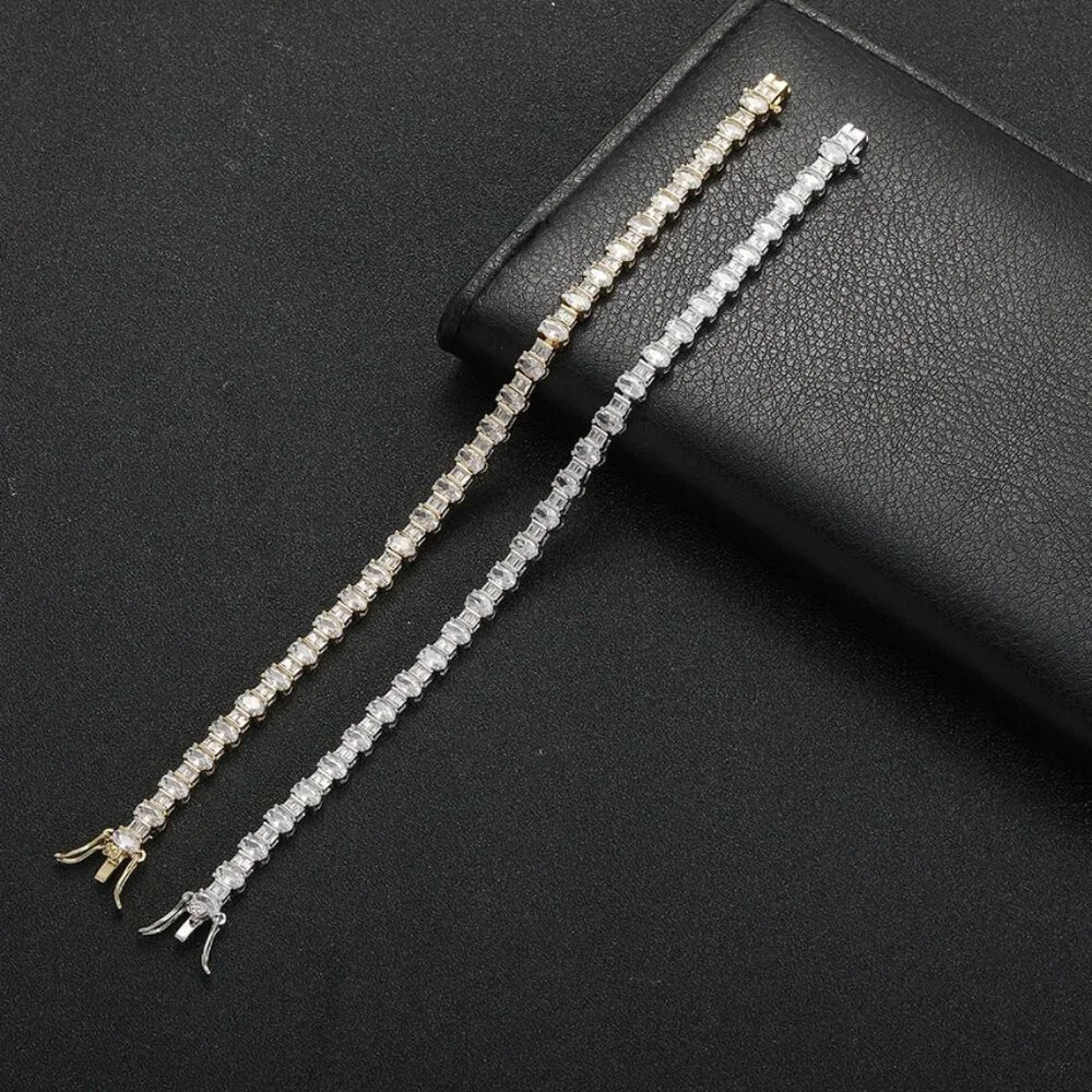 2ct Diamond Womens 14K Gold Tennis Bracelet Ladies 14 Karat Silver Jewelry 7" 8" - Picture 5 of 6